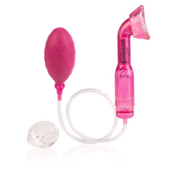 Вакуумная помпа для клитора "Clitoral Pump" с вибрацией 